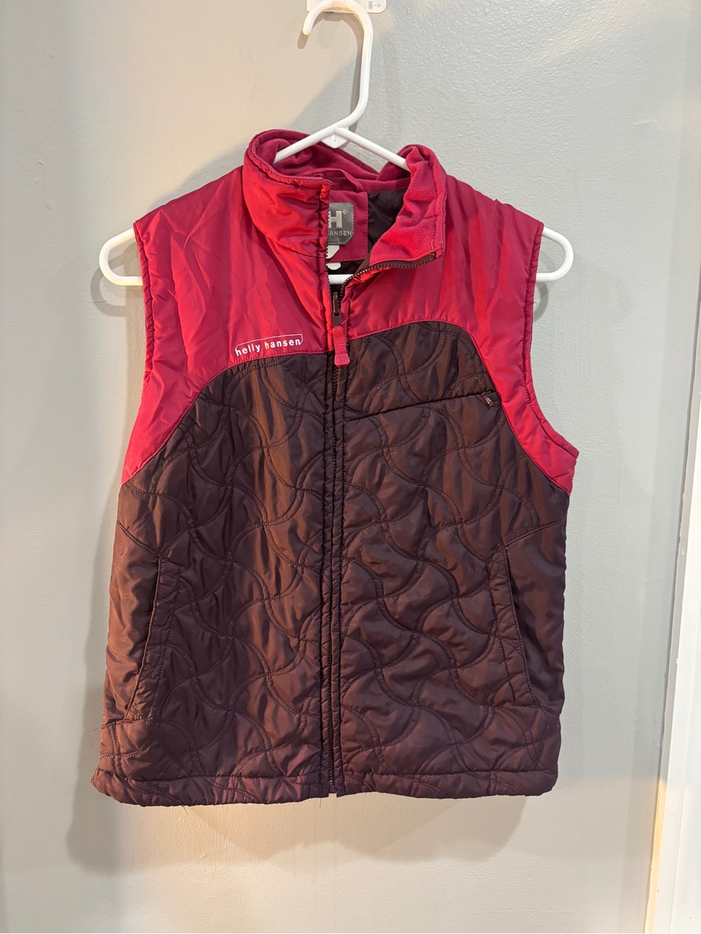 Helly Hansen HH Puffer Vest Womens Medium Quilted Full Zip Outdoor Hiking